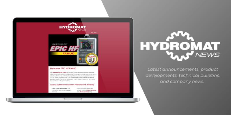 Hydromat News | Stay connected and informed. Sign-up to receive Hydromat's latest announcements, product developments, technical bulletins, and company news. 